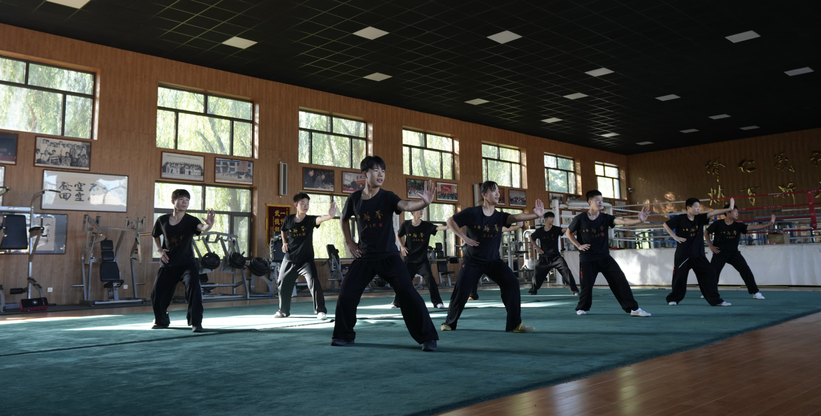 training at the bajiquan international training base
